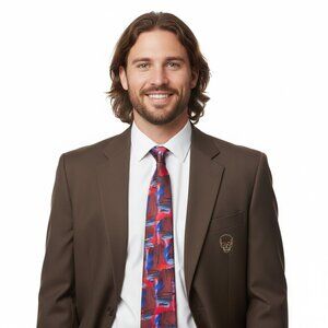 J. Garcia Limited Edition Cyclops Rock Silk‎ Tie